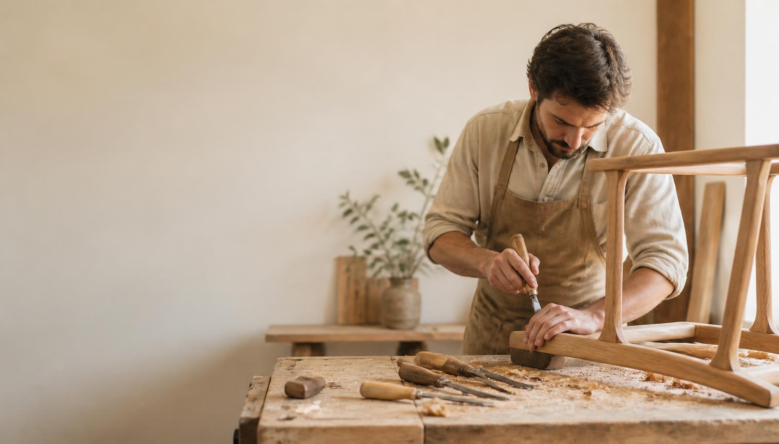 Handcrafted furniture by the studio